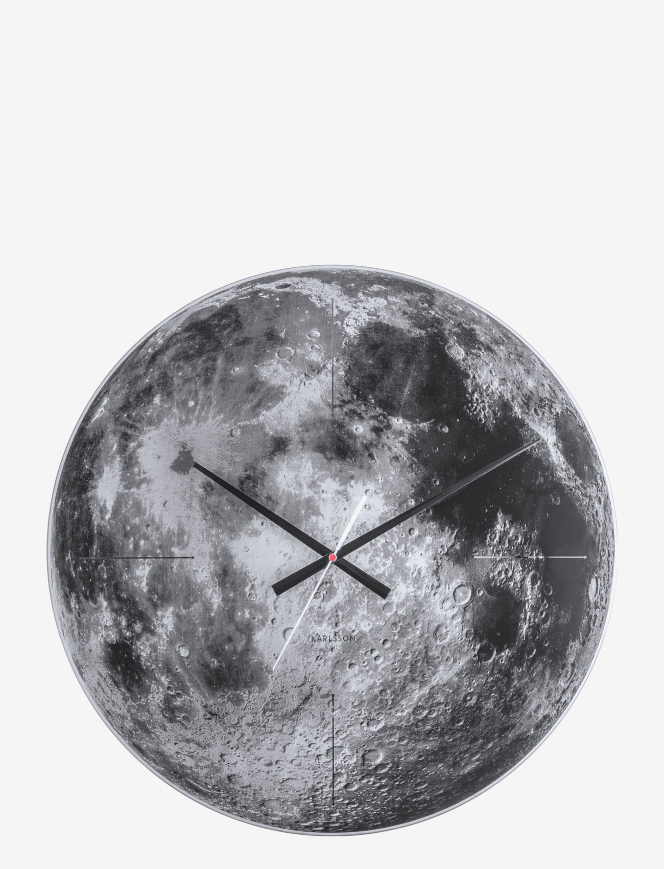 KARLSSON - Wall clock Moon - vægure - glass - 0
