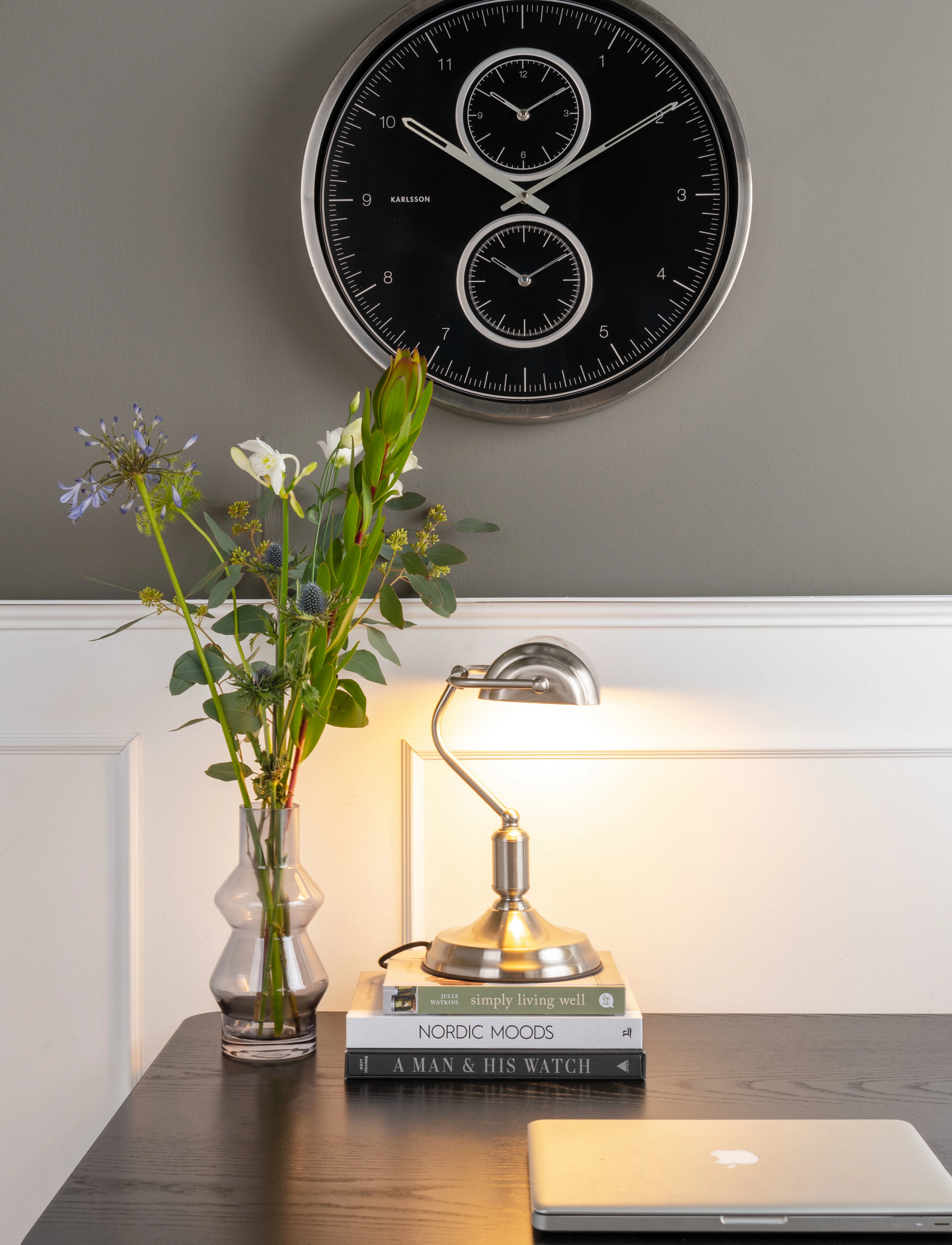 KARLSSON - Wall clock Multiple Time - black - 3