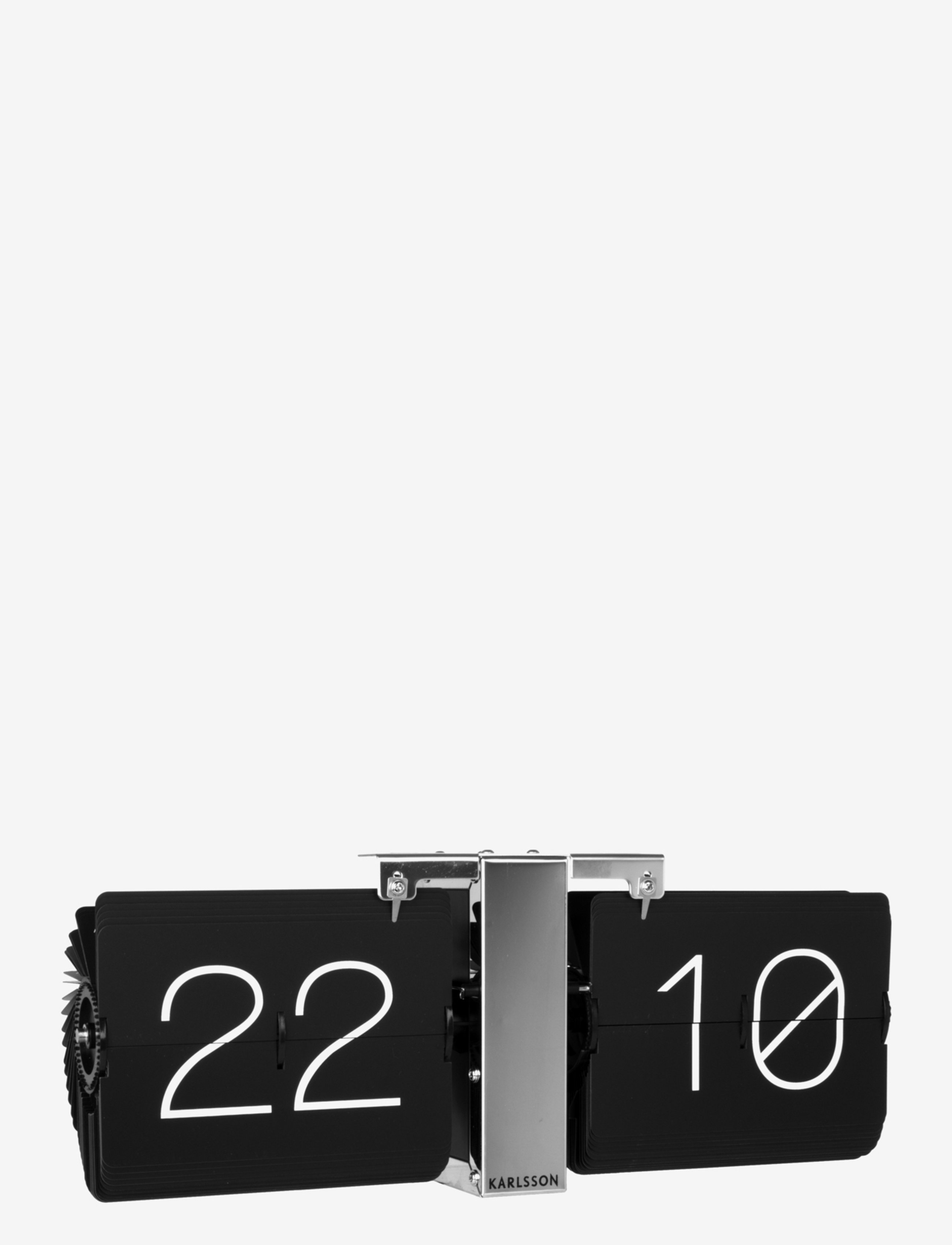 KARLSSON Flip Clock No Case Schwarz - 36X8.5X14CM - Unisex