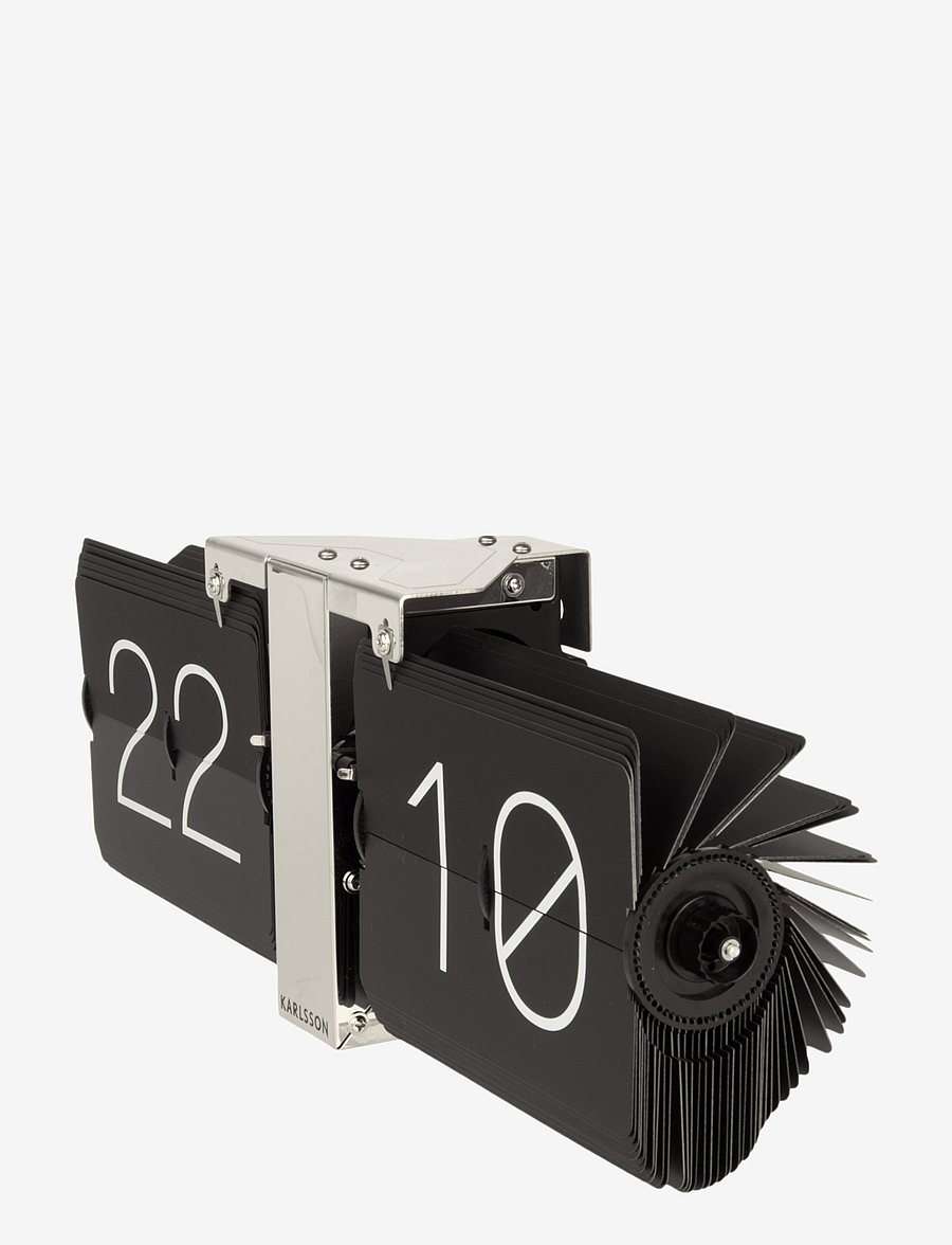 KARLSSON - Flip clock No Case - tischuhren - black - 1