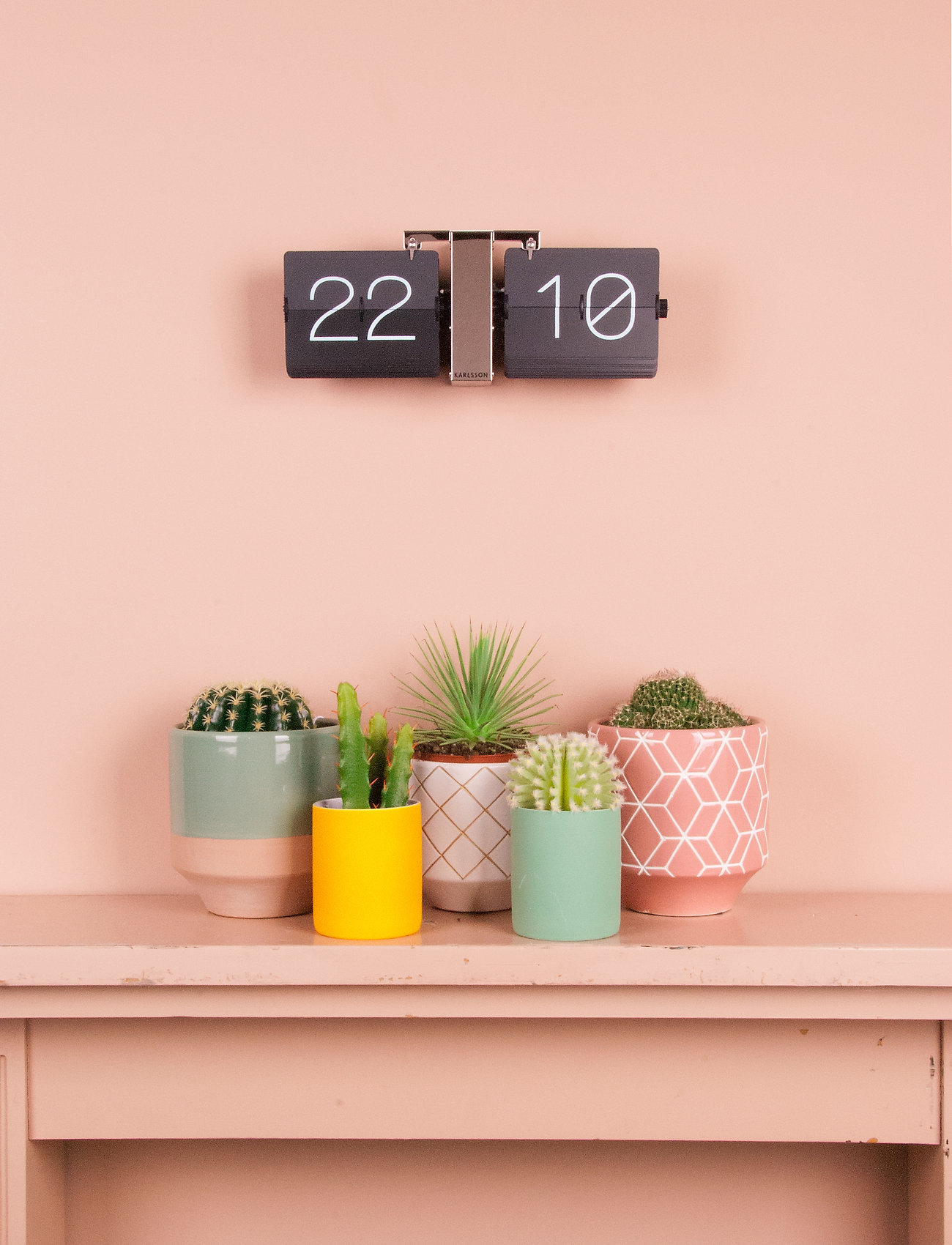 KARLSSON - Flip clock No Case - bordure - black - 3