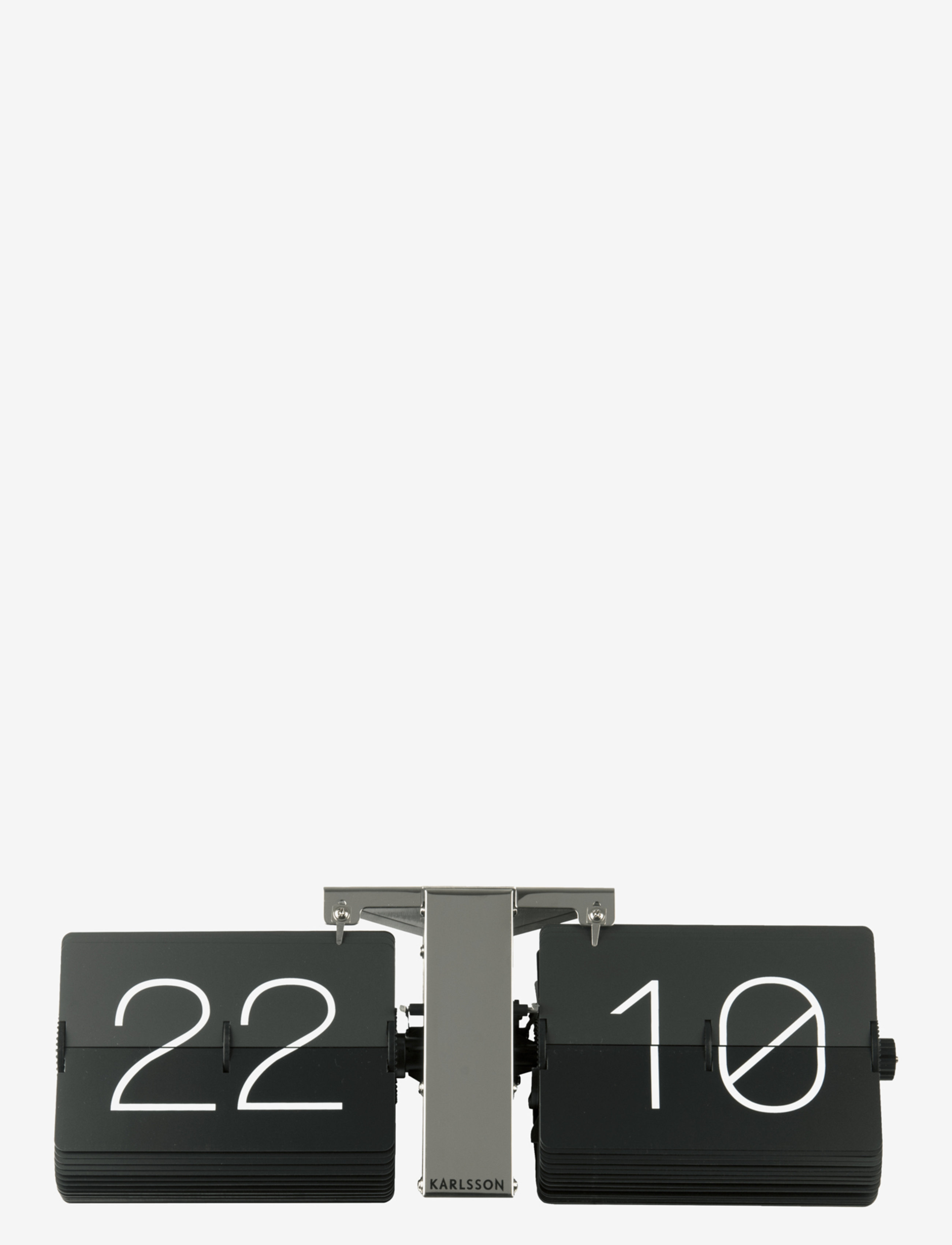 KARLSSON - Flip clock No Case - bordure - black - 2