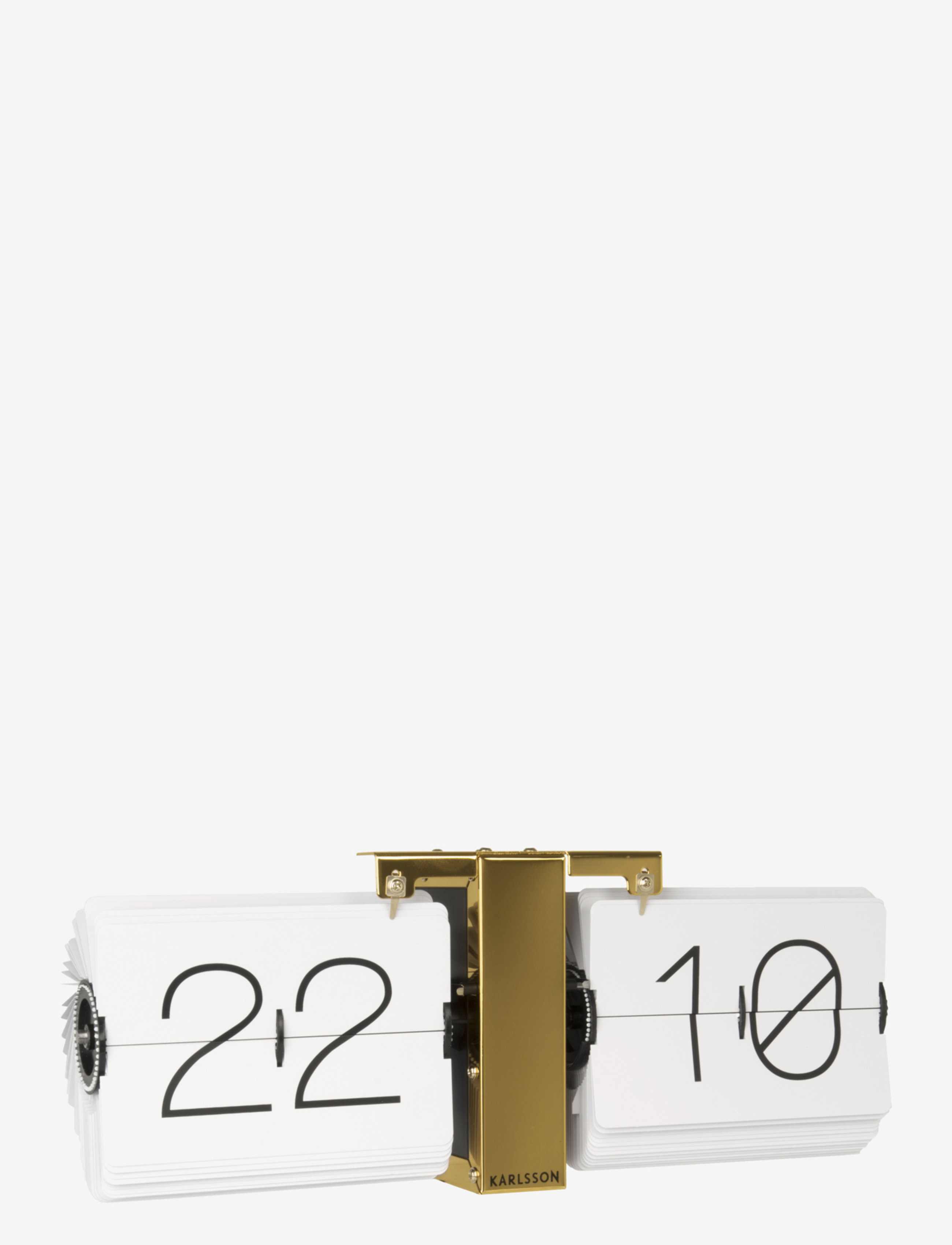 KARLSSON Flip Clock No Case Gold - 36X8.5X14CM - Unisex