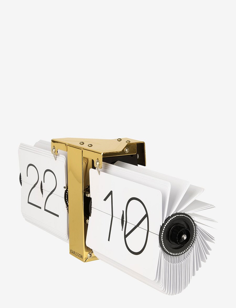 KARLSSON - Flip clock No Case - mantel- ja lauakellad - white - 3
