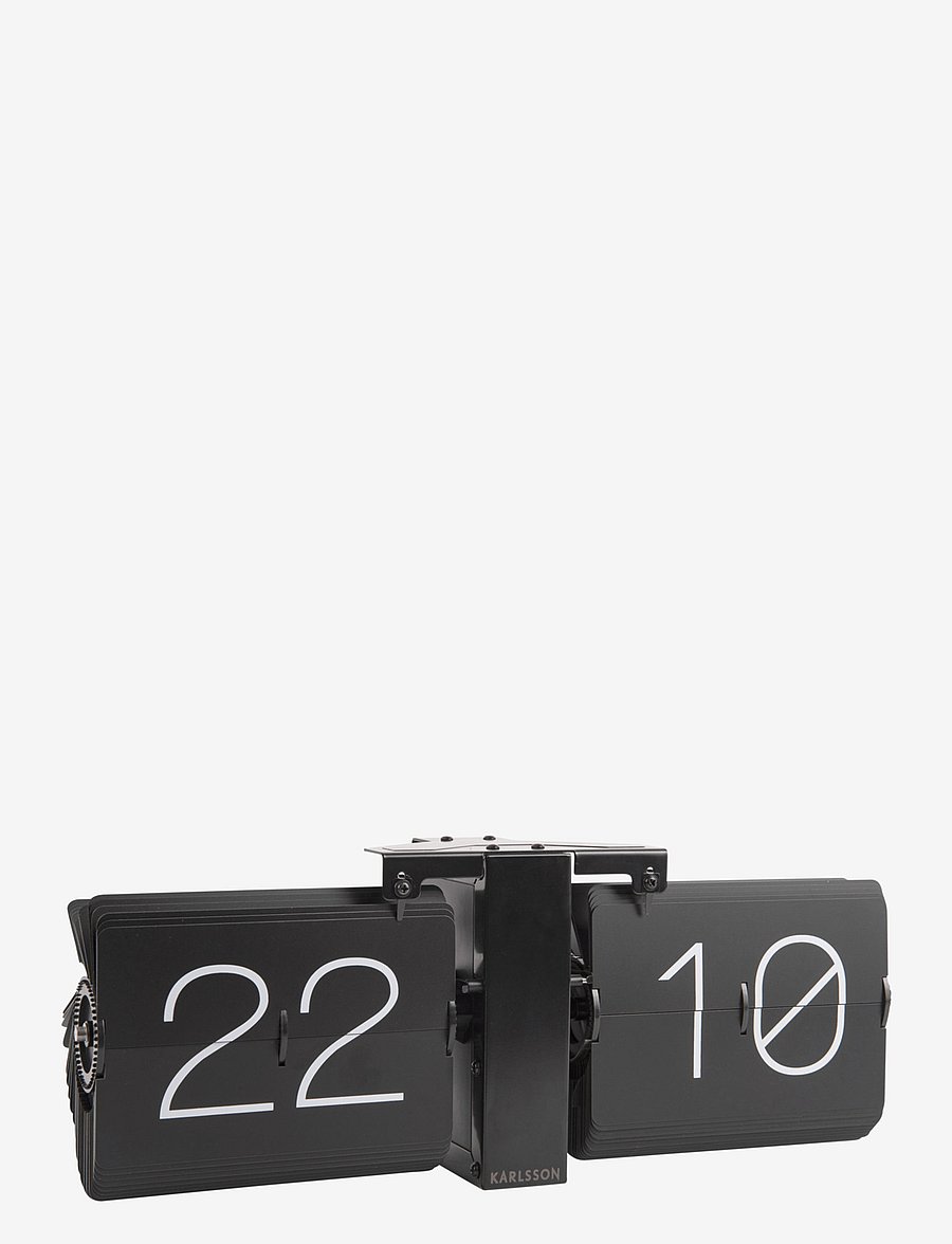 KARLSSON - Flip clock No Case - Židinio ir stalo laikrodžiai - black - 1