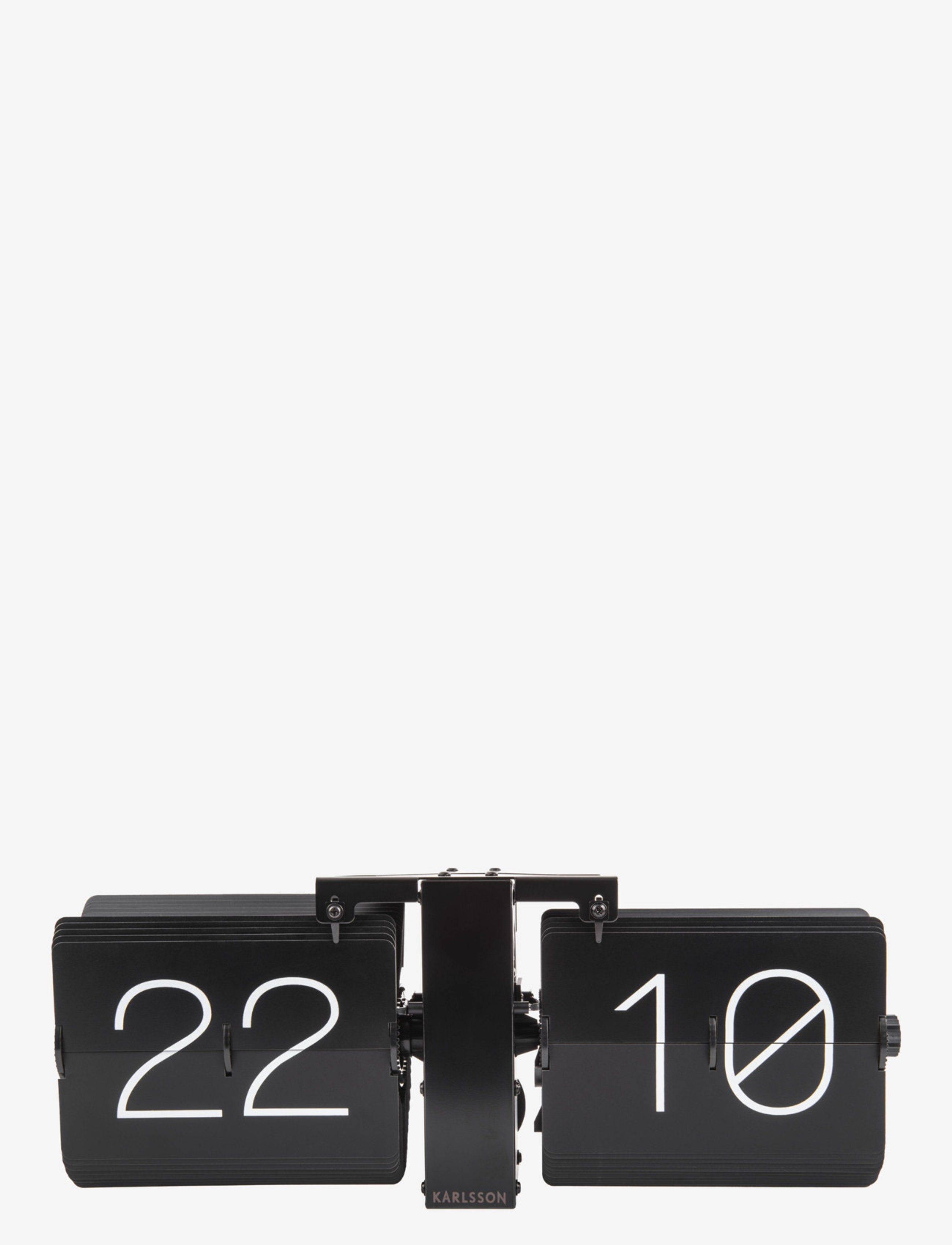 KARLSSON - Flip clock No Case - pöytäkellot - black - 2