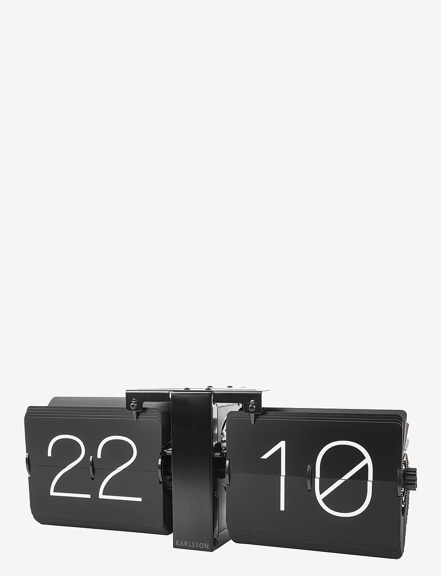 KARLSSON - Flip clock No Case - Židinio ir stalo laikrodžiai - black - 3