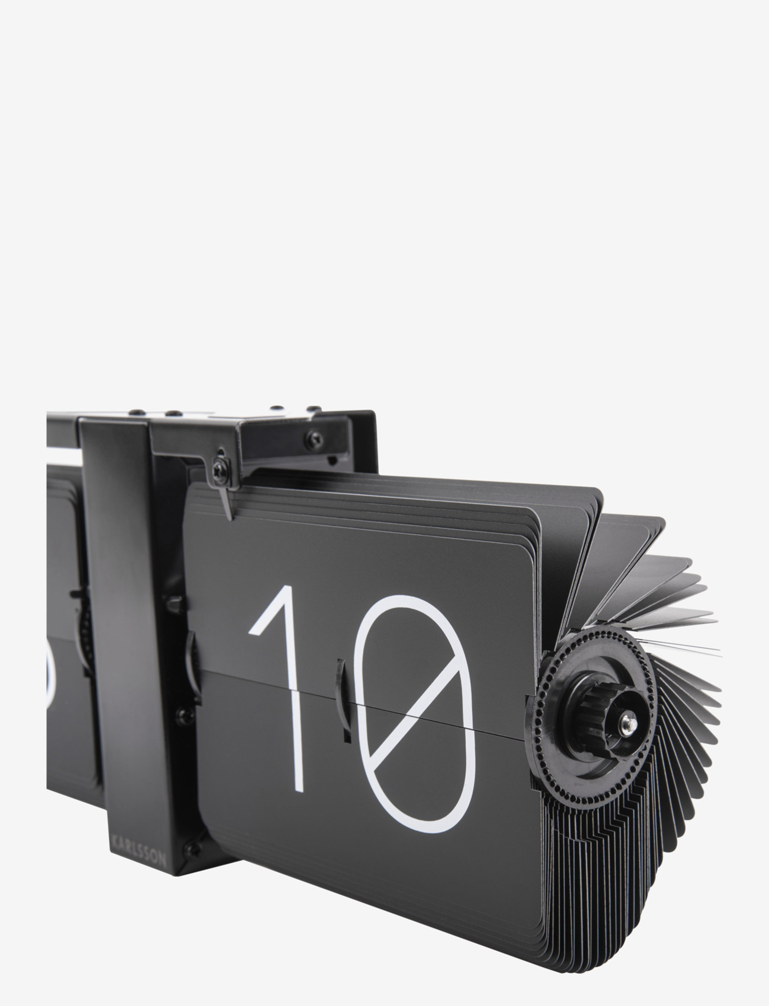 KARLSSON - Flip clock No Case - pöytäkellot - black - 4