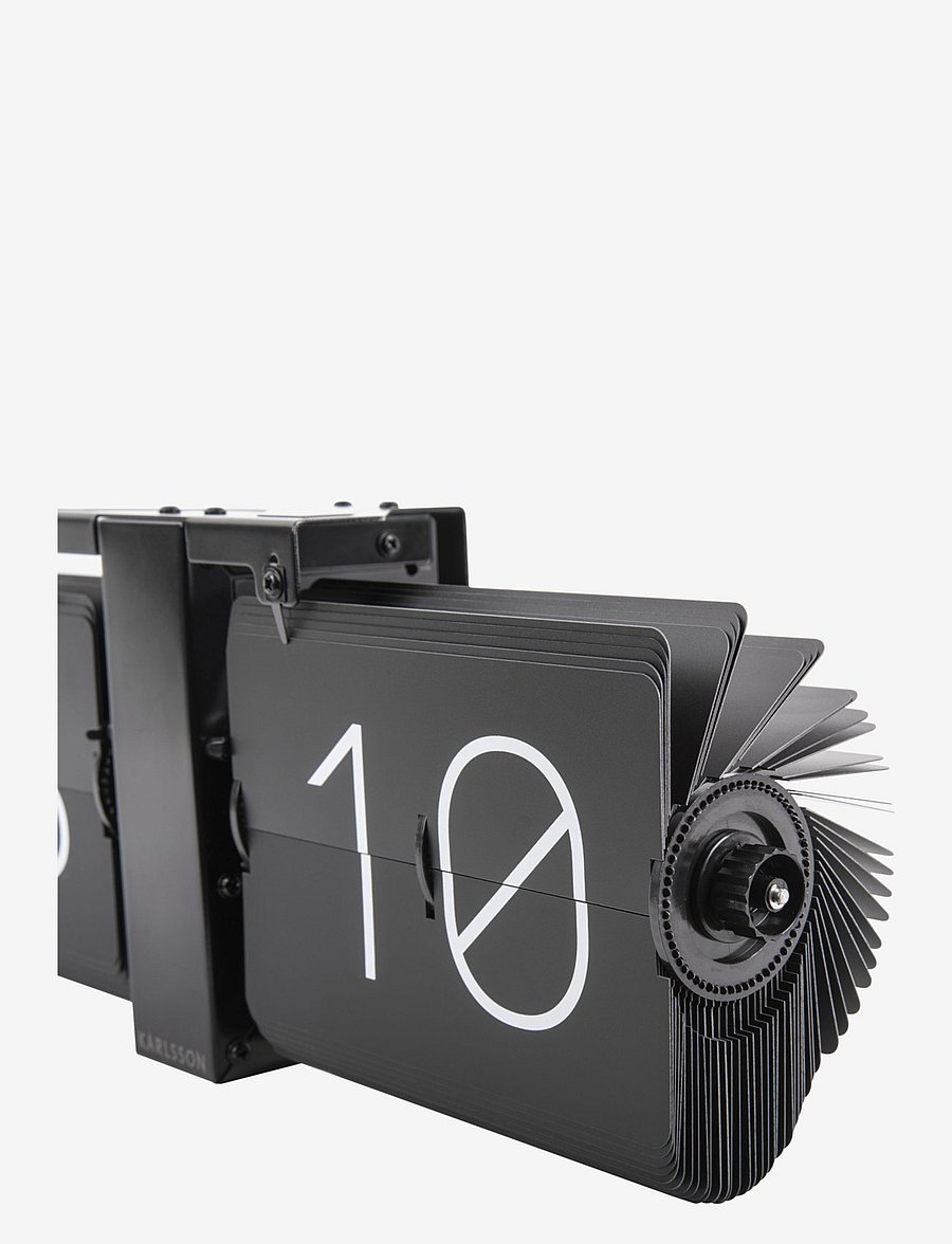 KARLSSON - Flip clock No Case - Židinio ir stalo laikrodžiai - black - 4