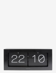 Wall / Table clock Boxed Flip - BLACK