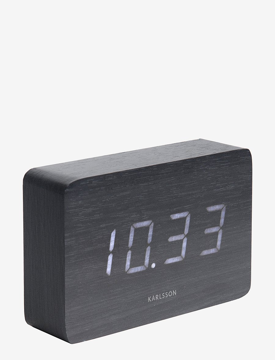 KARLSSON - Alarm clock Square - wecker - black - 1