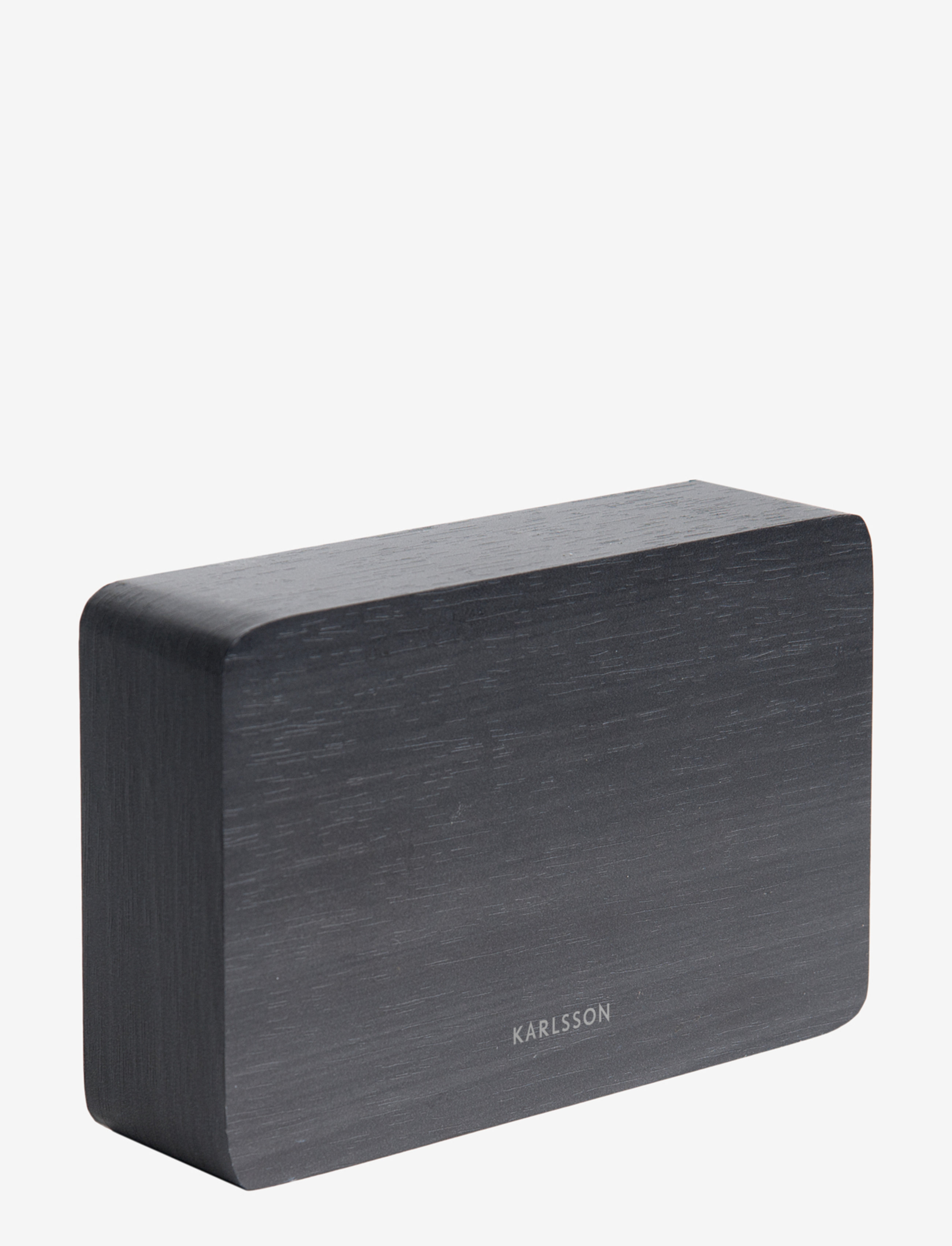 KARLSSON - Alarm clock Square - alarm clocks - black - 2