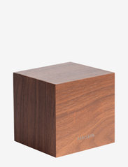KARLSSON - Alarm clock Mini Cube - laagste prijzen - dark wood - 1