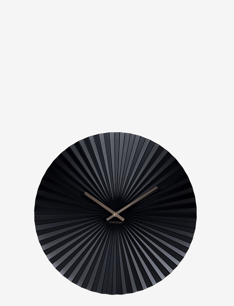 KARLSSON - Wall clock Sensu - wandklokken - black - 1