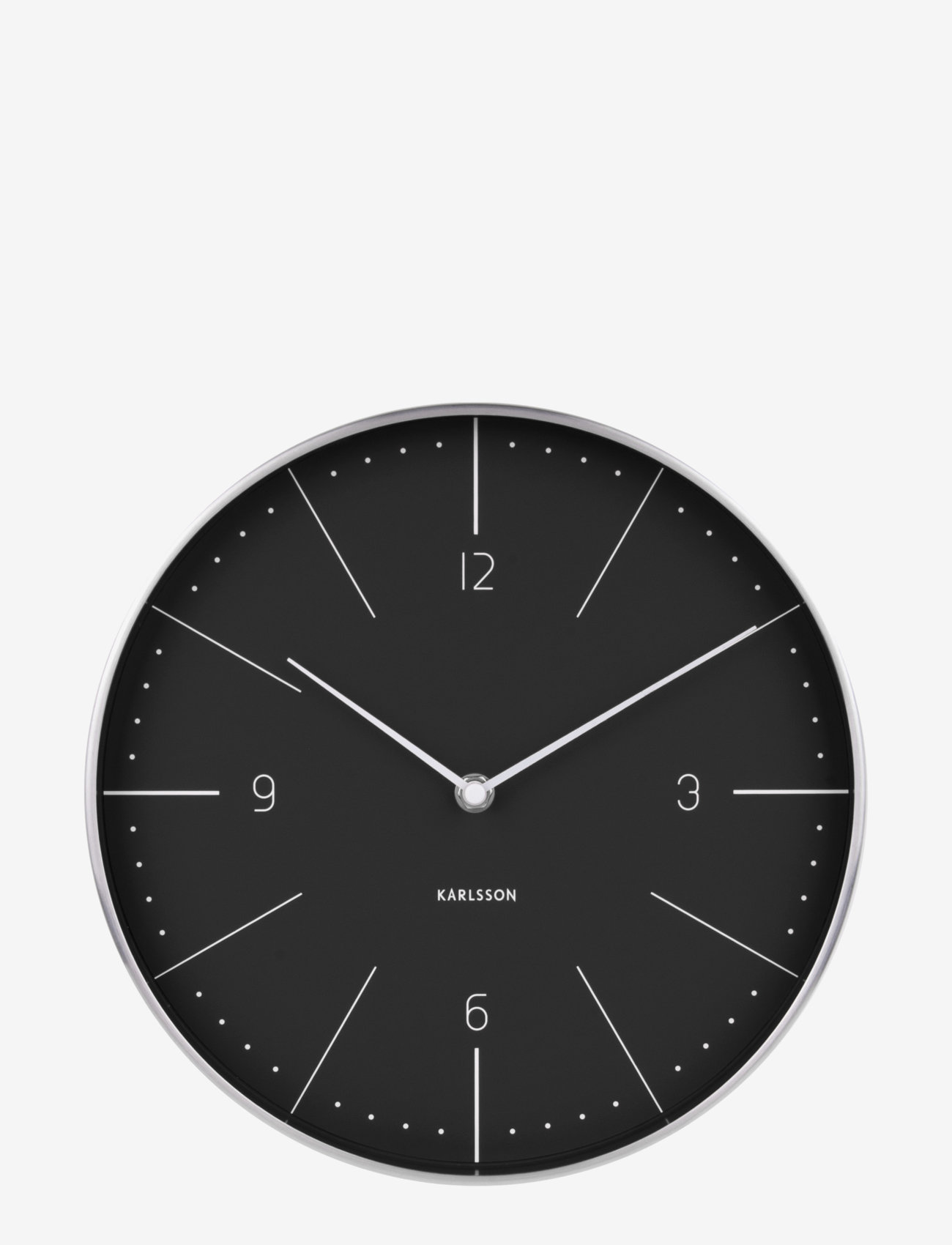 KARLSSON - Wall clock Normann numbers - black - 0