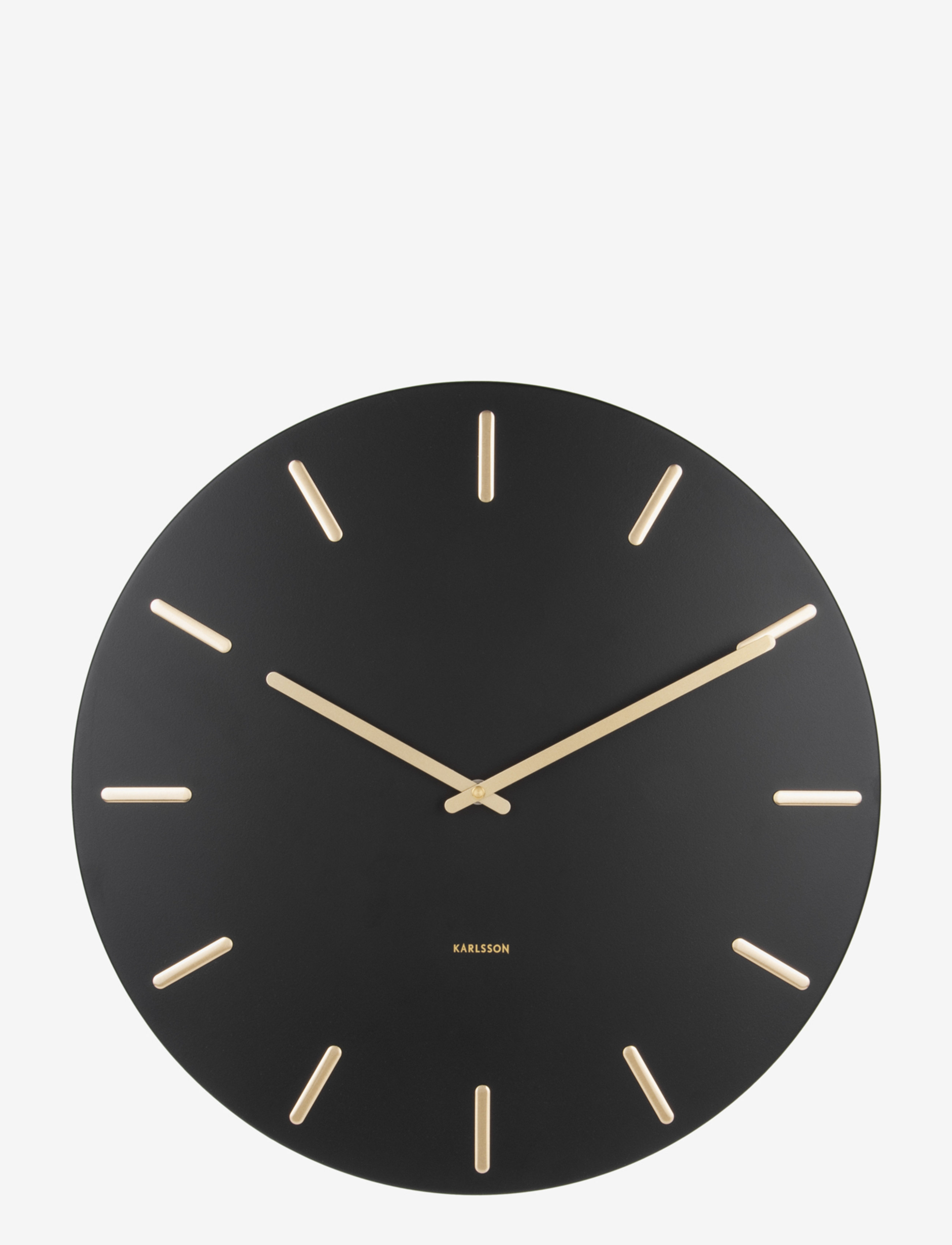 KARLSSON Wall Clock Charm, Vægur, Sort, Str: 45CM