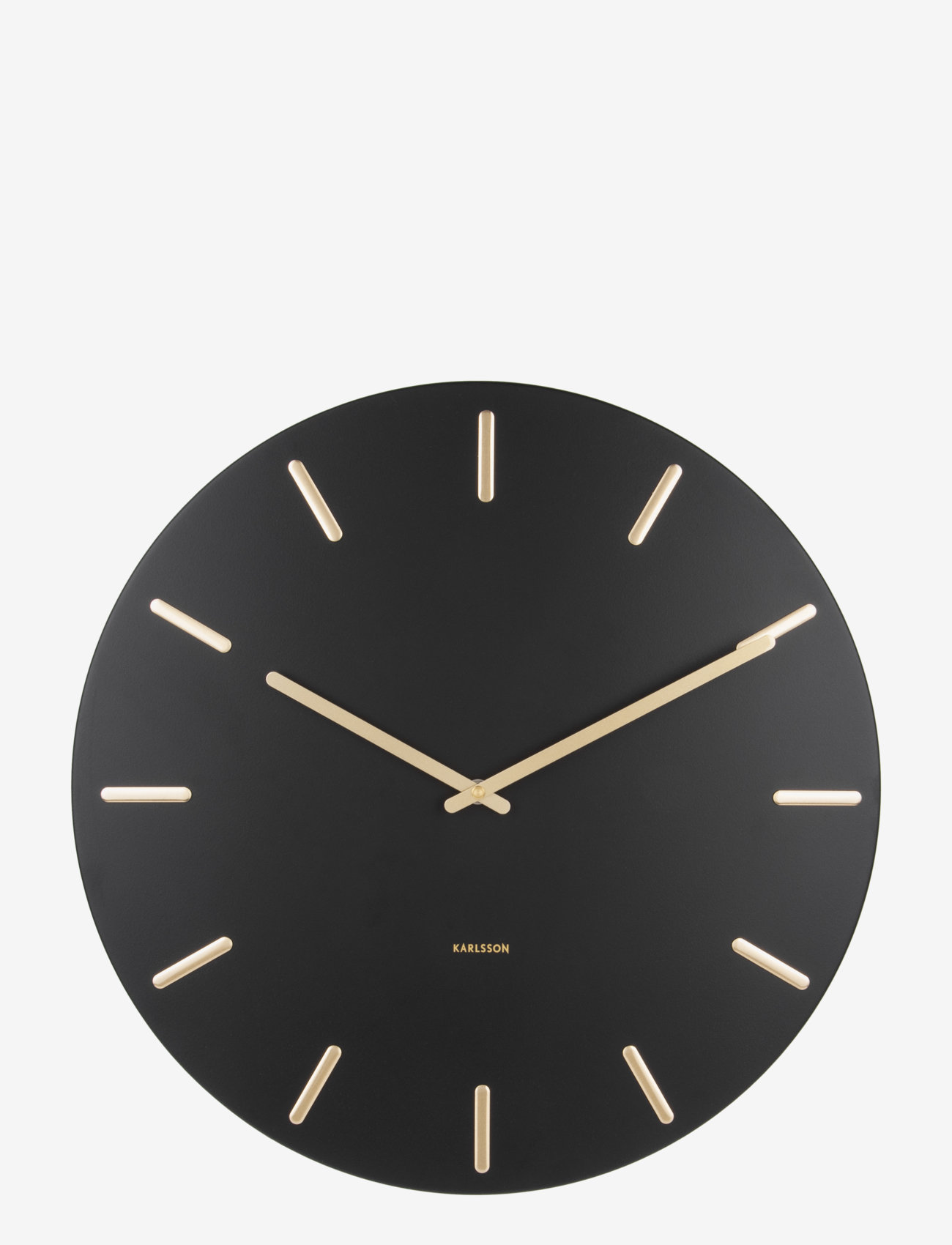 KARLSSON - Wall clock Charm - veggklokker - black - 0