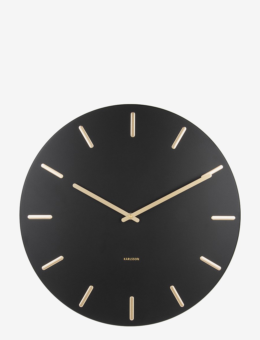 KARLSSON - Wall clock Charm - wanduhren - black - 1