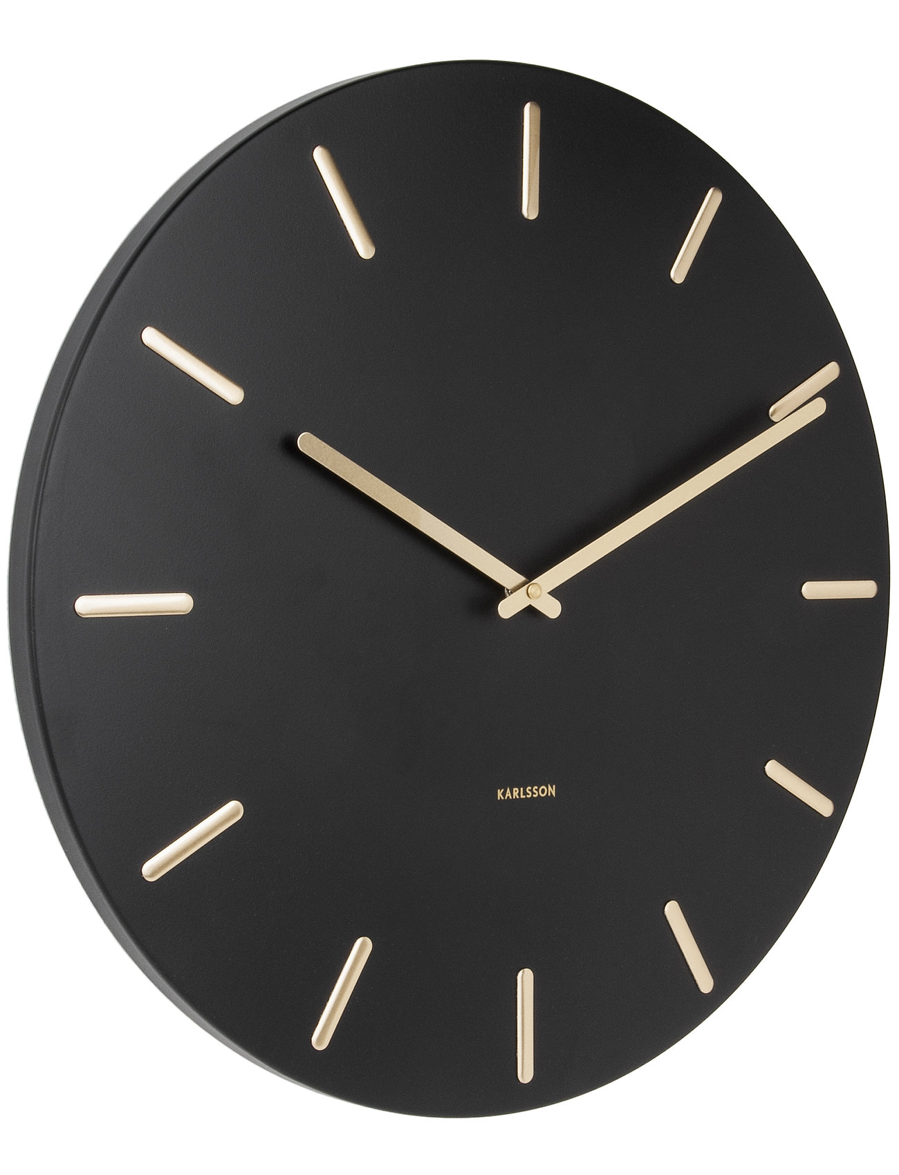 KARLSSON Wall Clock Charm, 45 cm, Watches, Schwarz - Clocks, Homeware