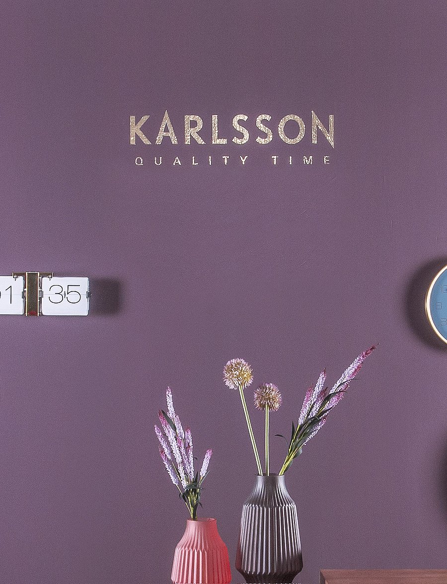KARLSSON - Wall clock Charm - wanduhren - black - 2