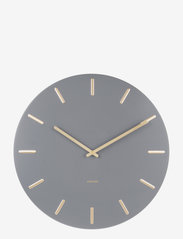 KARLSSON - Wall clock Charm - veggklokker - grey - 0