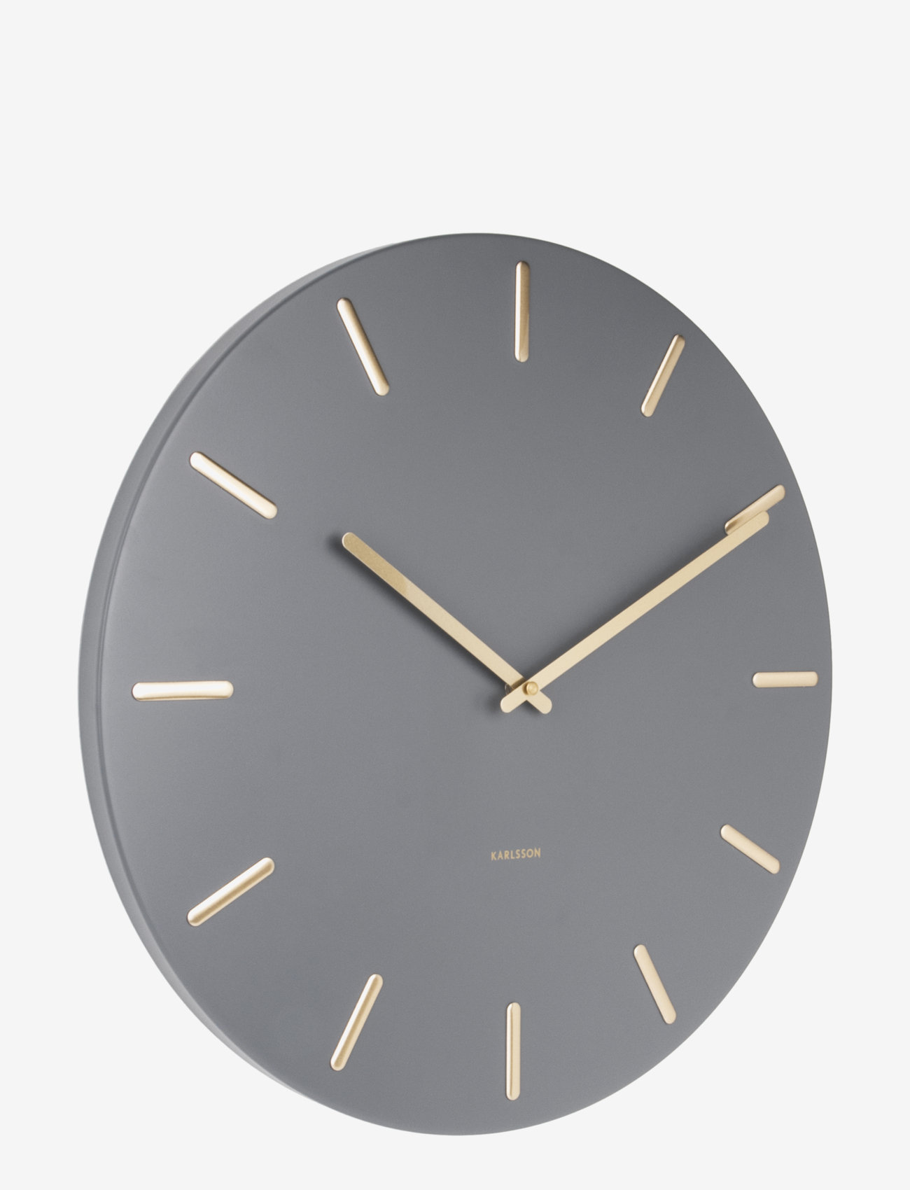 KARLSSON - Wall clock Charm - wanduhren - grey - 1