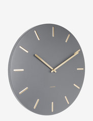 KARLSSON - Wall clock Charm - wandklokken - grey - 1