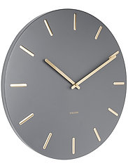 KARLSSON - Wall clock Charm - veggklokker - grey - 2