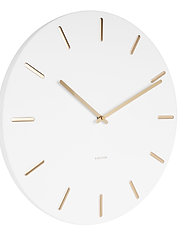 KARLSSON - Wall clock Charm - seinäkellot - white - 2