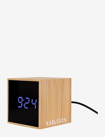 KARLSSON Alarm clock Mini Cube - Interieur - NATURAL / beige