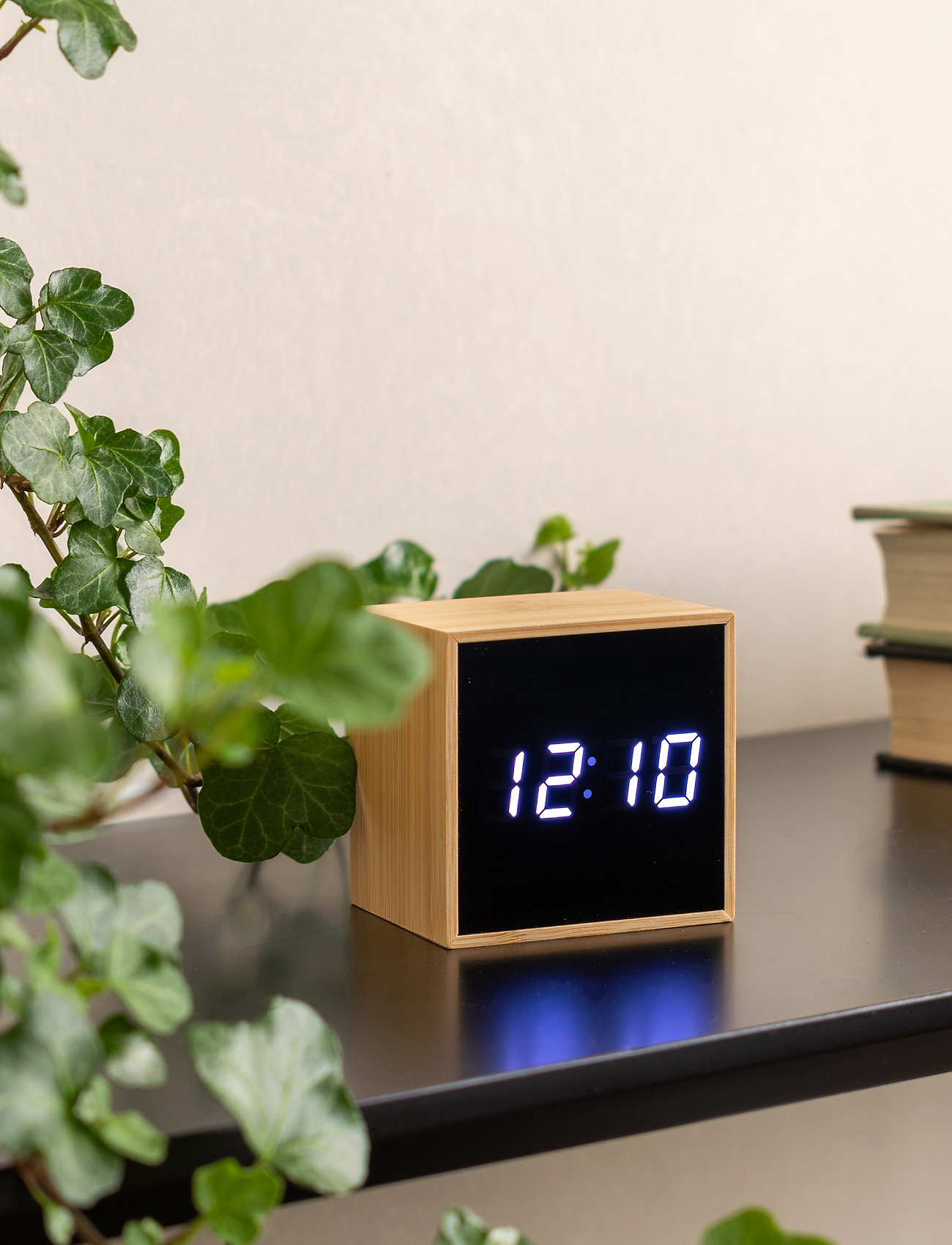 KARLSSON Alarm Clock Mini Cube, 6.3X6.3 cm, Watches, Beige - Clocks, Homeware