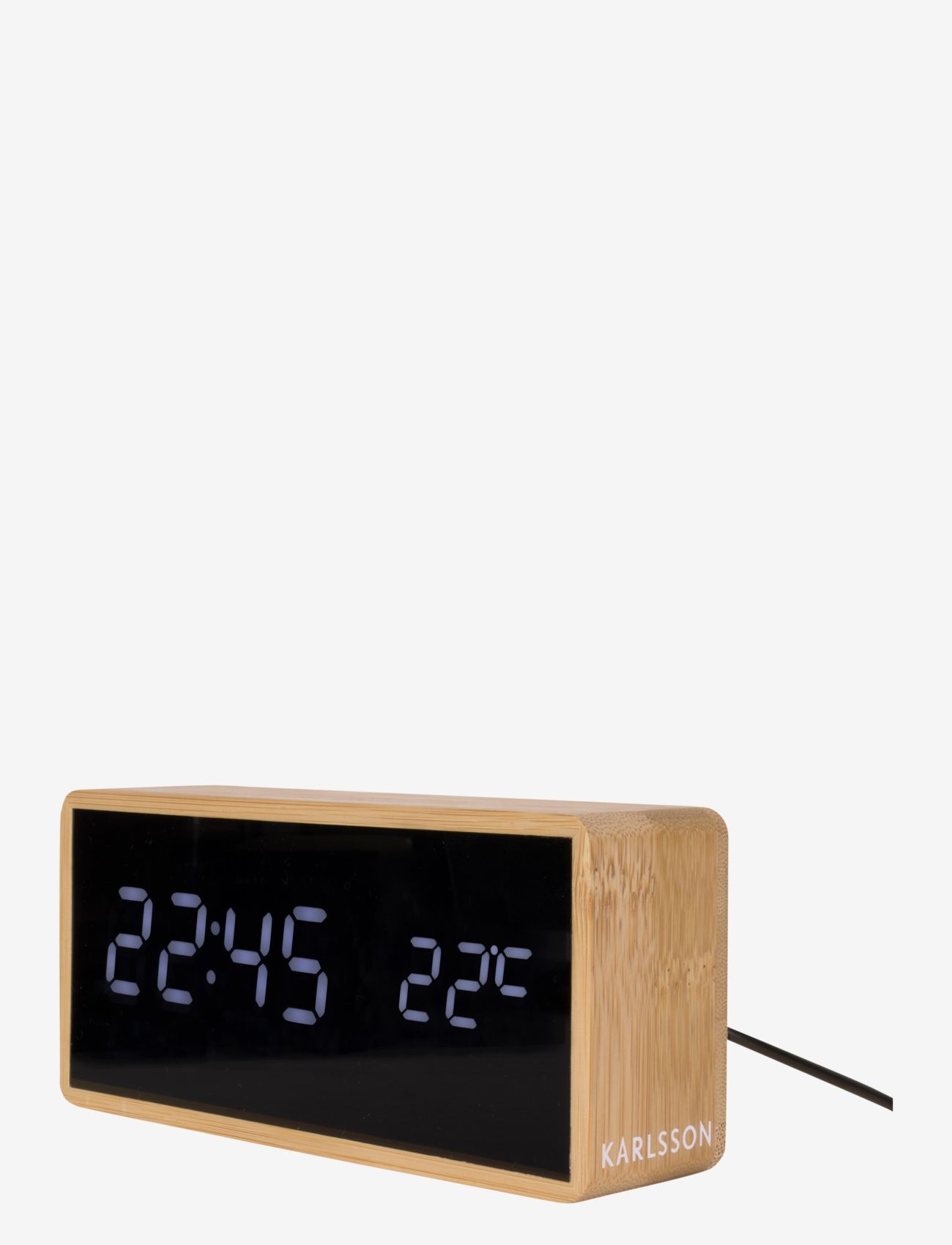 KARLSSON Alarm Clock Tube, Vækkeur, Beige, Str: 4.2X7CM