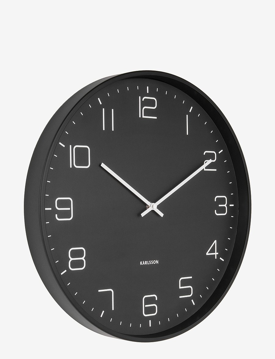 KARLSSON - Wall clock Lofty - wanduhren - black - 0