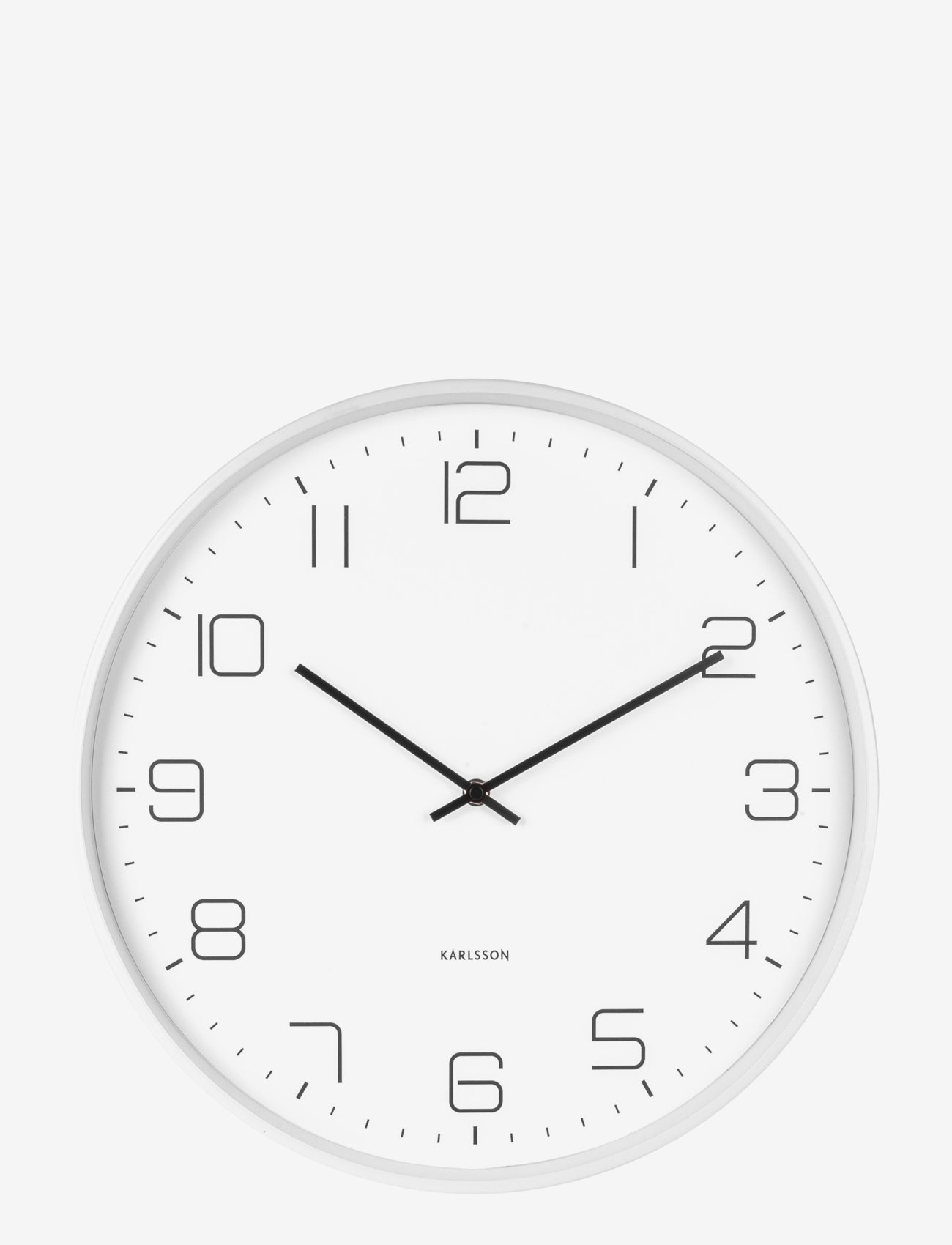 KARLSSON - Wall clock Lofty - veggklokker - white - 0