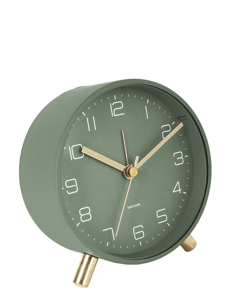 KARLSSON - Alarm clock Lofty metal matt black - madalaimad hinnad - green - 0