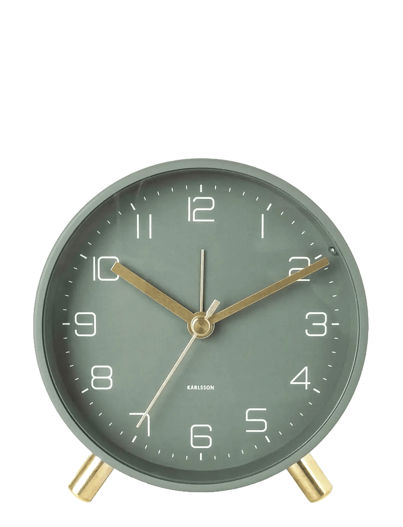 KARLSSON - Alarm clock Lofty metal matt black - madalaimad hinnad - green - 1