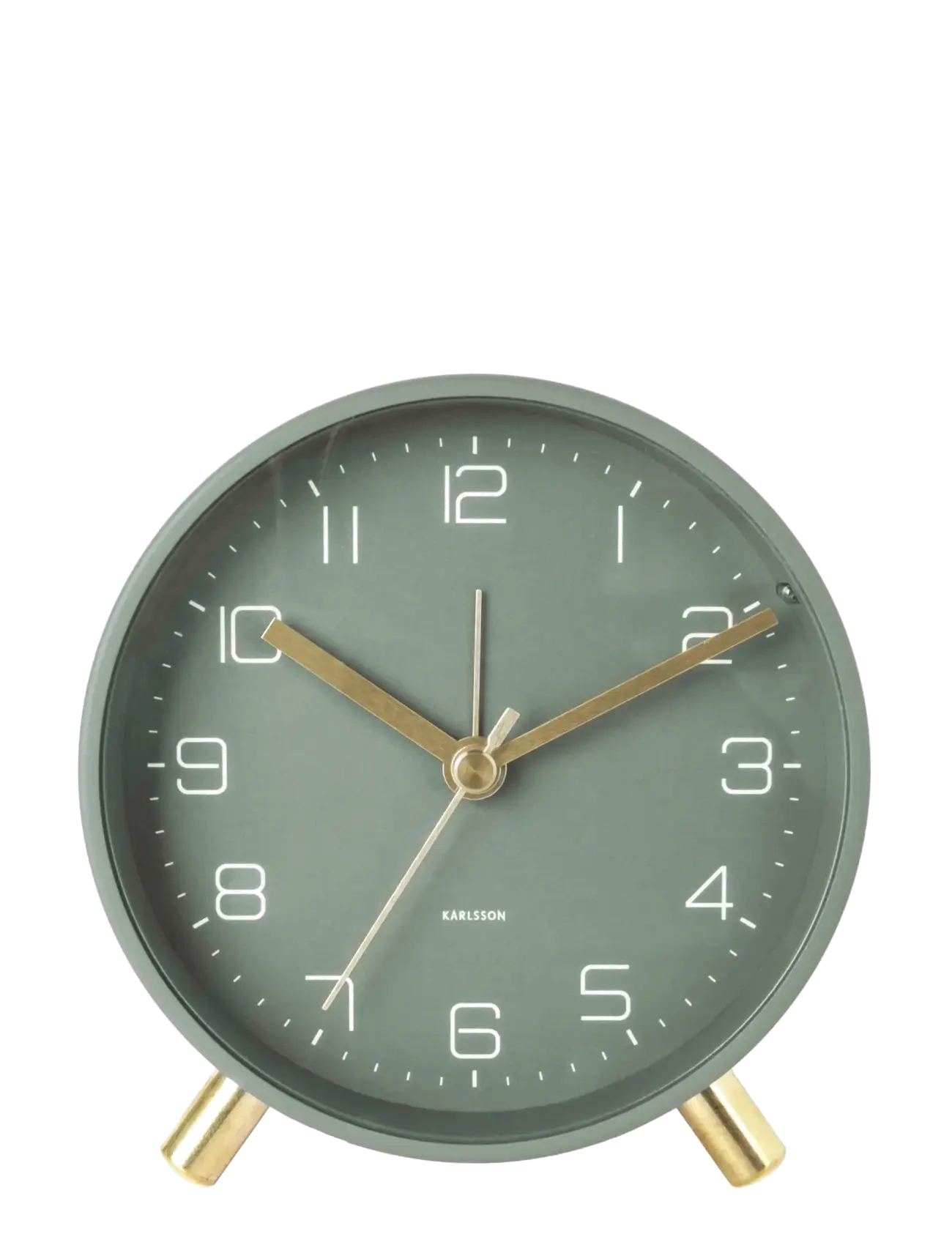 KARLSSON - Alarm clock Lofty metal matt white - die niedrigsten preise - green - 1