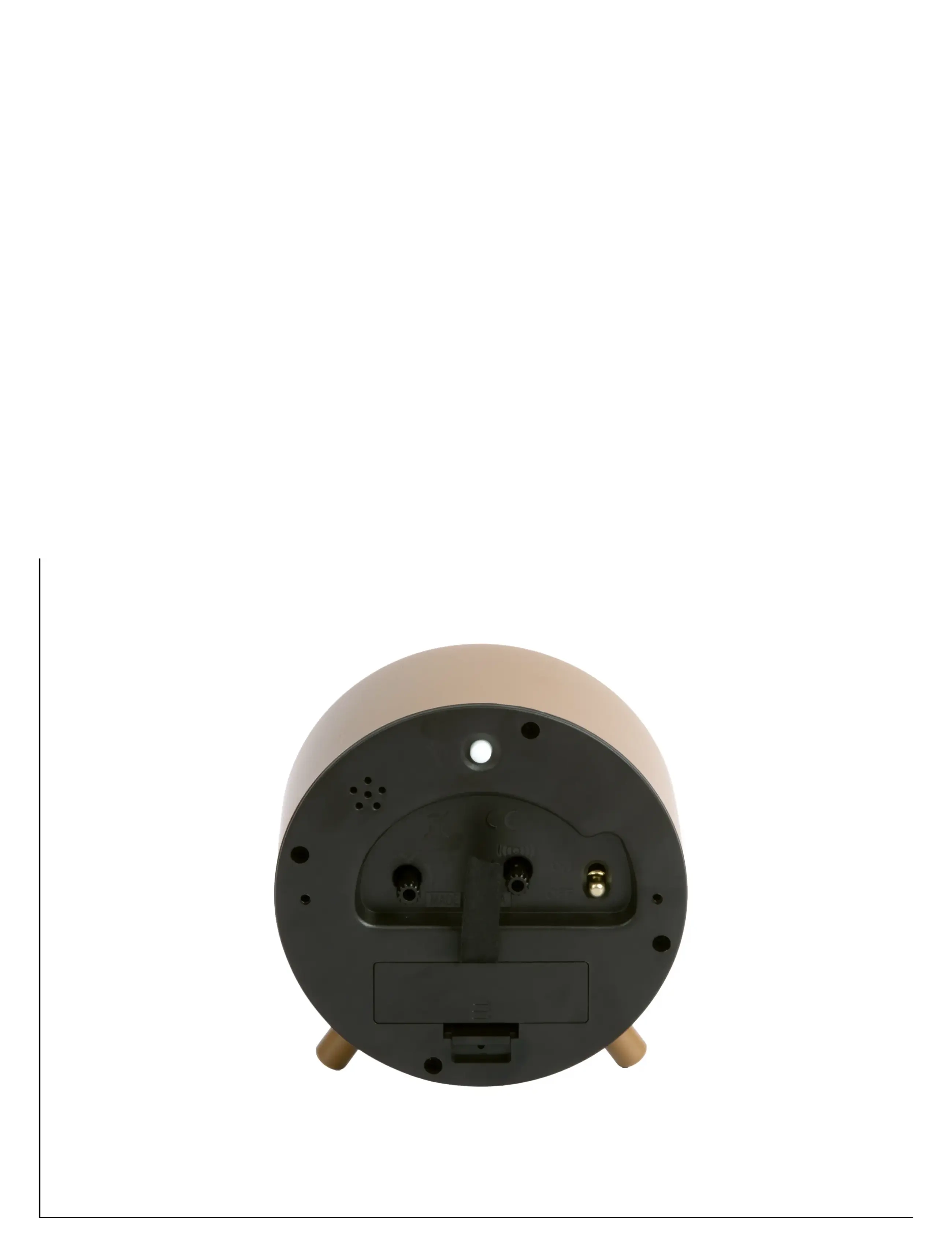 KARLSSON - Alarm clock Lofty metal off white - Äratuskellad - mocha brown - 3