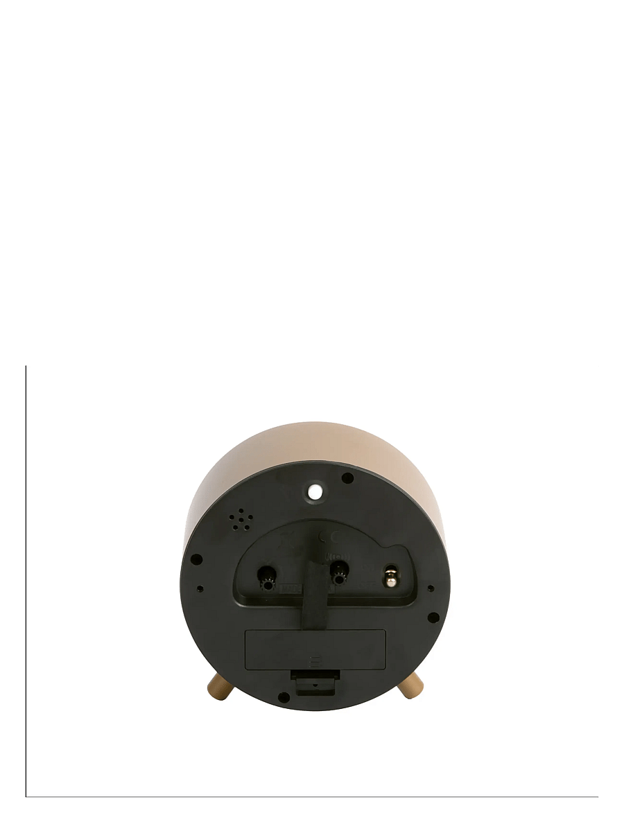 KARLSSON - Alarm clock Lofty metal off white - Äratuskellad - mocha brown - 3