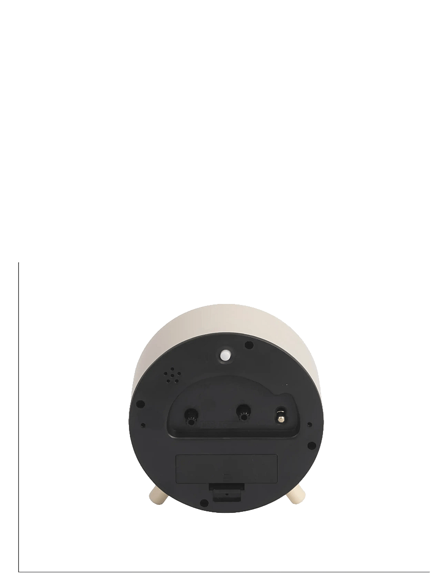KARLSSON - Alarm clock Lofty metal off white - Äratuskellad - off white - 3