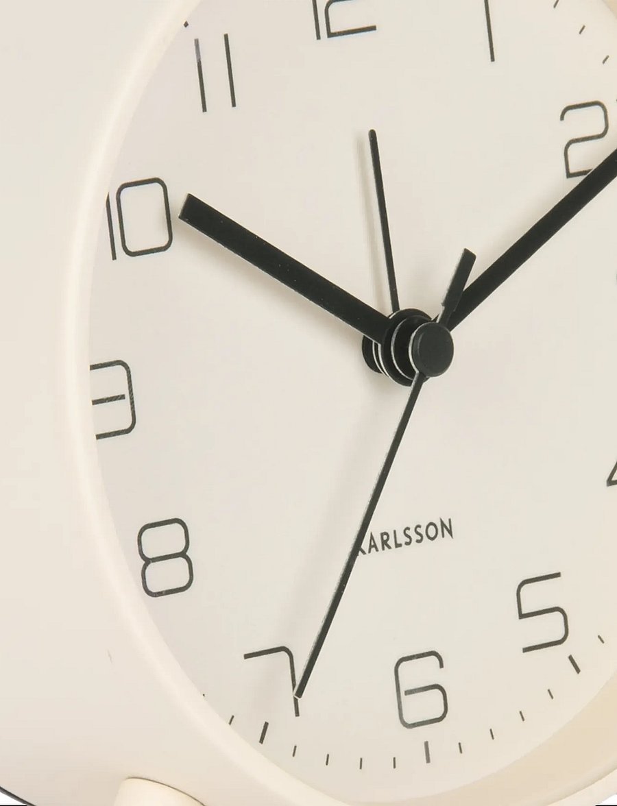 KARLSSON - Alarm clock Lofty metal off white - Äratuskellad - off white - 4