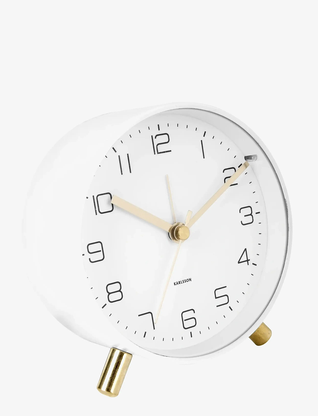 KARLSSON - Alarm clock Lofty metal - vækkeure - white - 0