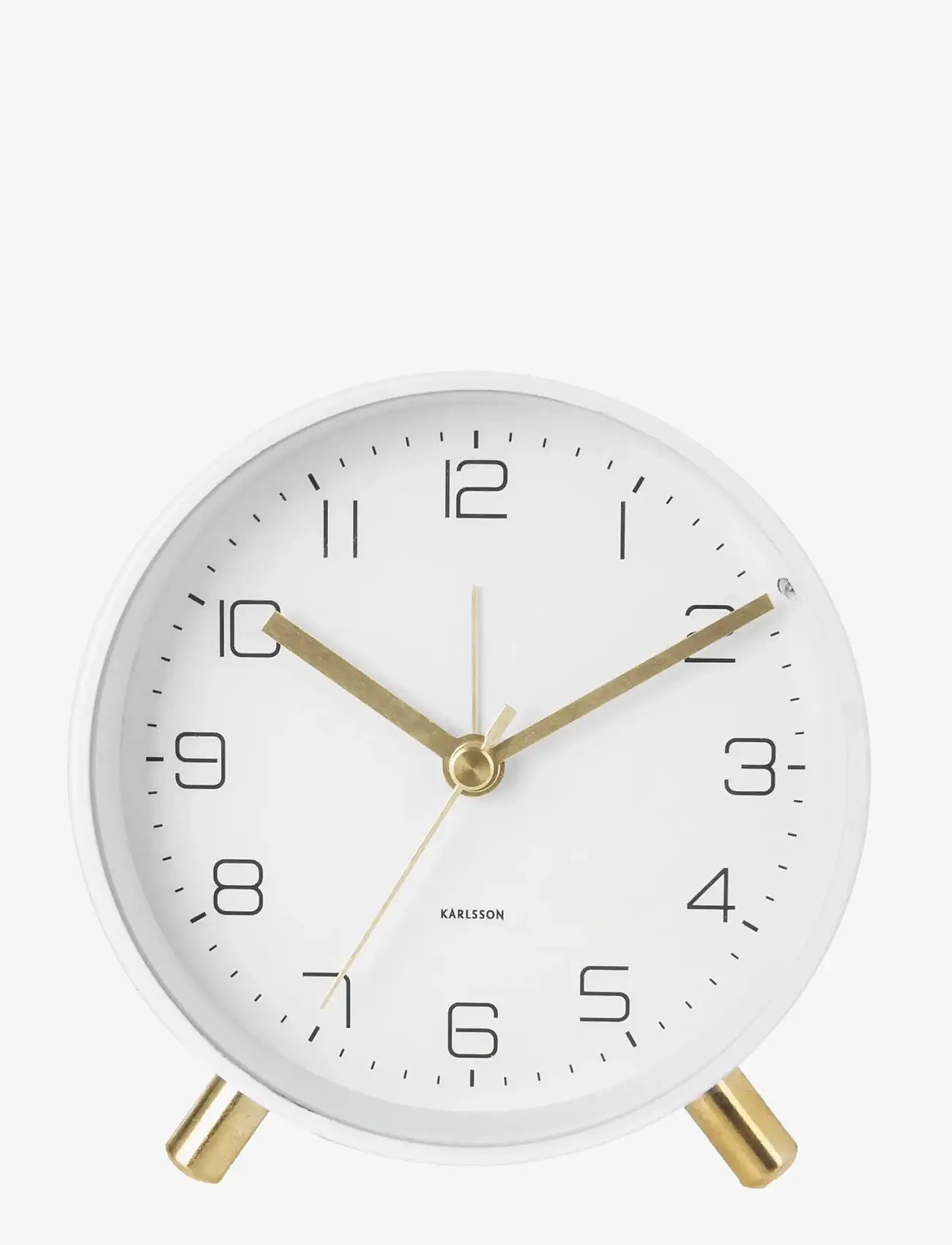 KARLSSON - Alarm clock Lofty metal - vækkeure - white - 1