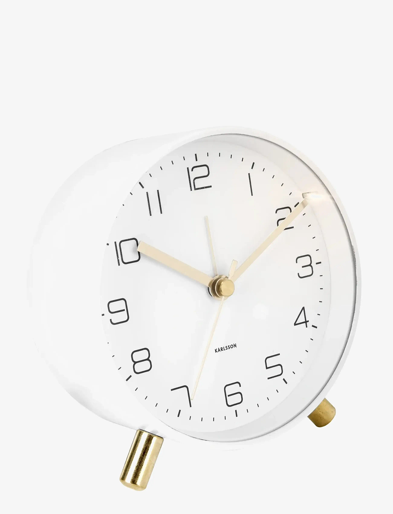 KARLSSON - Alarm clock Lofty metal - vækkeure - white - 2