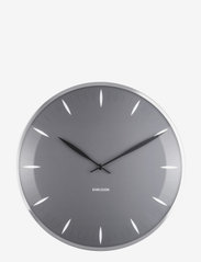KARLSSON - Wall clock Leaf - veggklokker - grey - 0