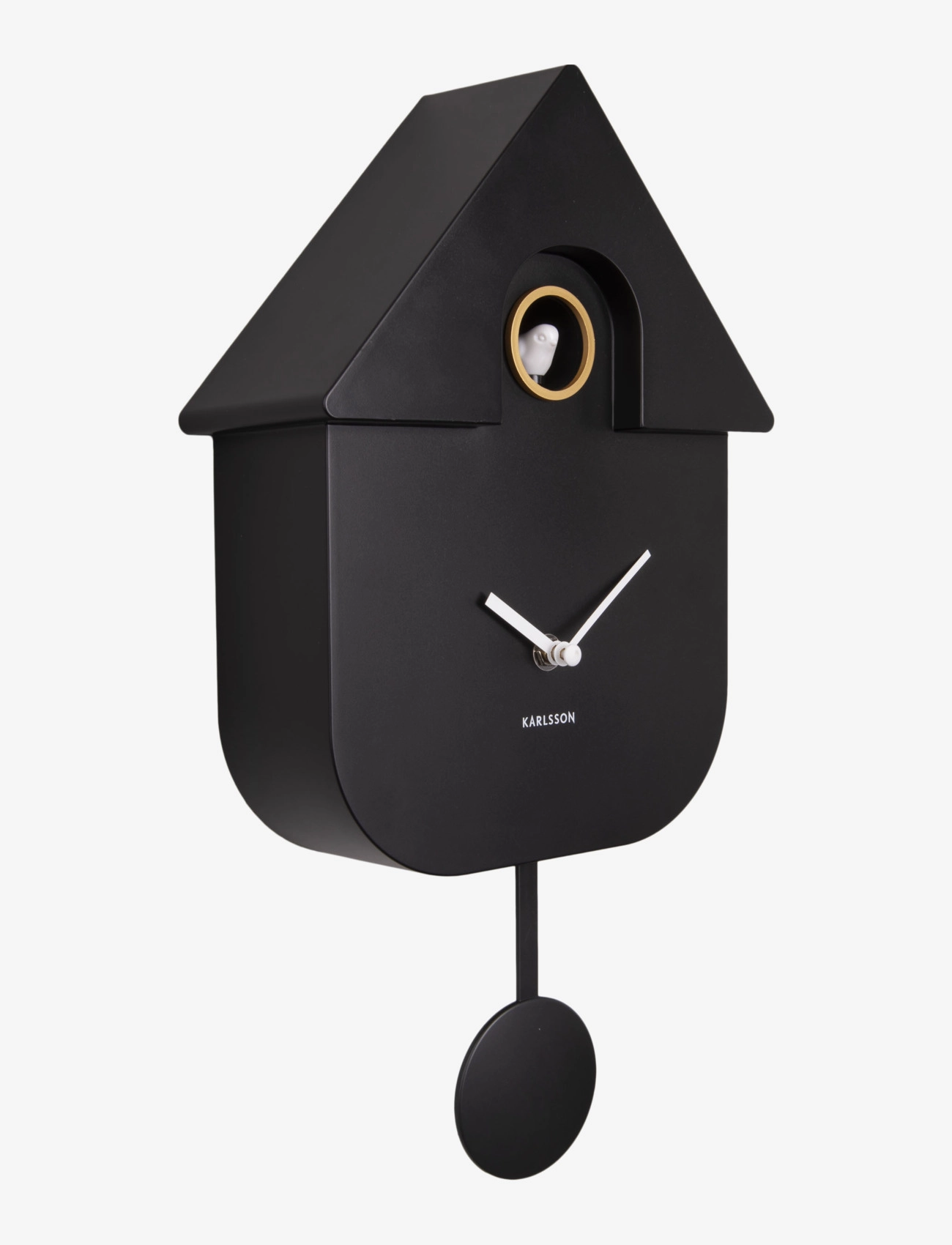 KARLSSON - Wall clock Modern Cuckoo - sienas pulksteņi - black - 1