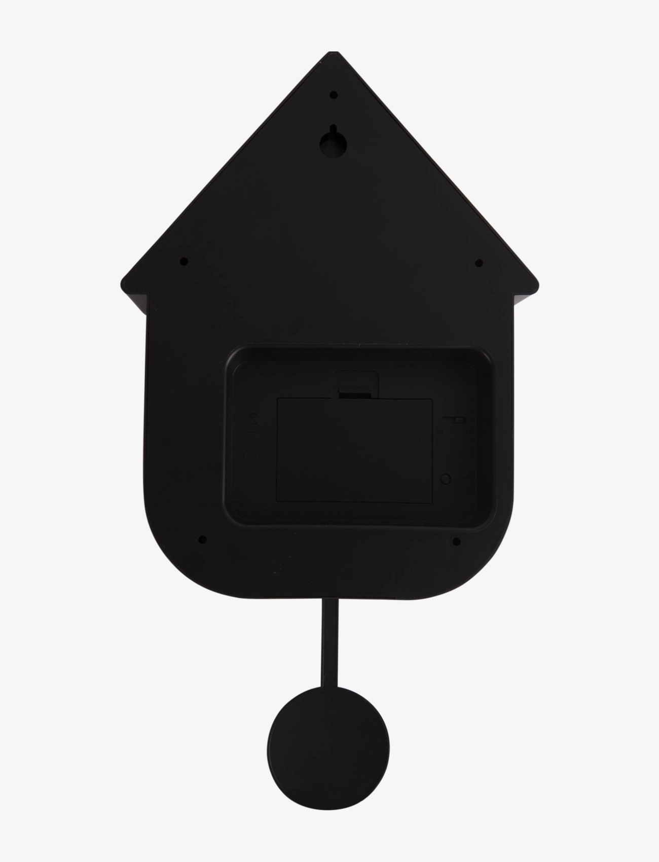 KARLSSON - Wall clock Modern Cuckoo - sienas pulksteņi - black - 2
