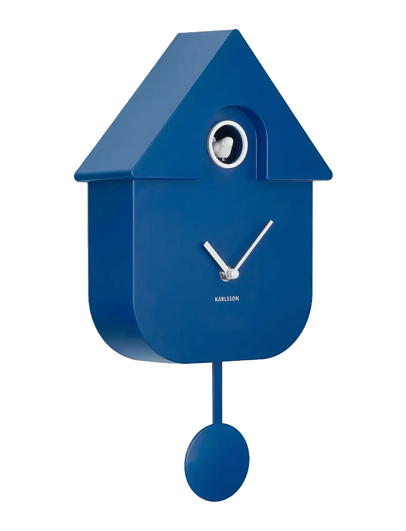 KARLSSON - Wall clock Modern Cuckoo ABS soft purple - wanduhren - cobalt blue - 0