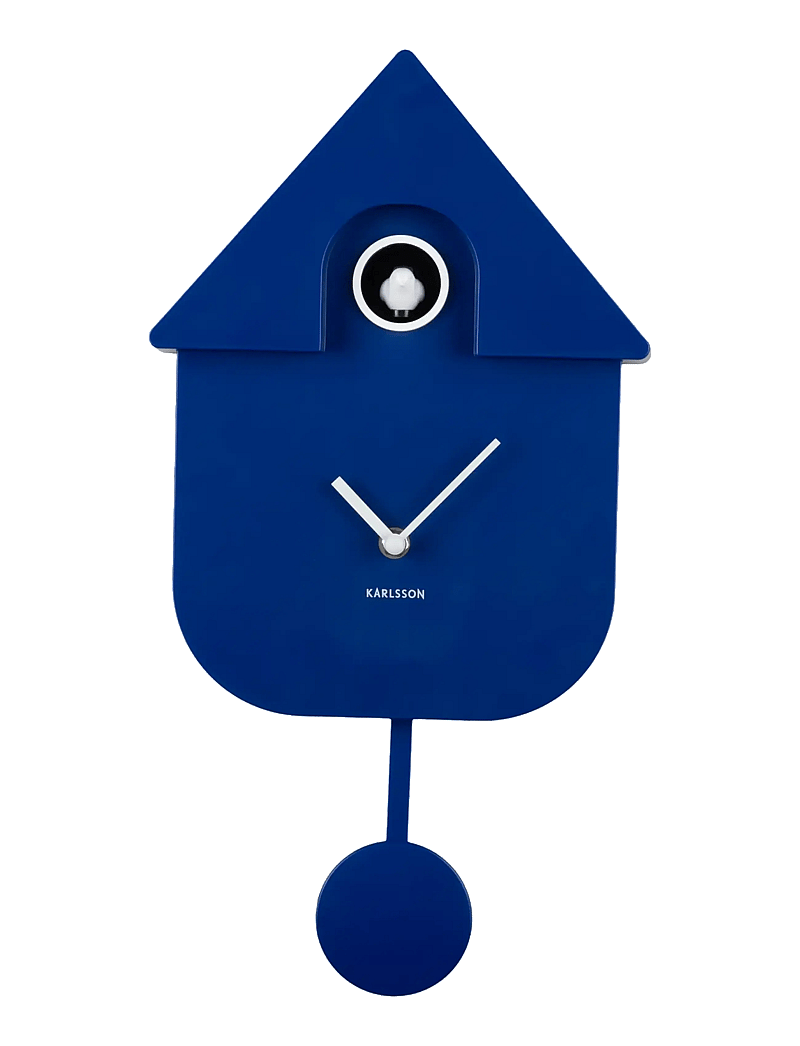 KARLSSON - Wall clock Modern Cuckoo ABS soft purple - wanduhren - cobalt blue - 1