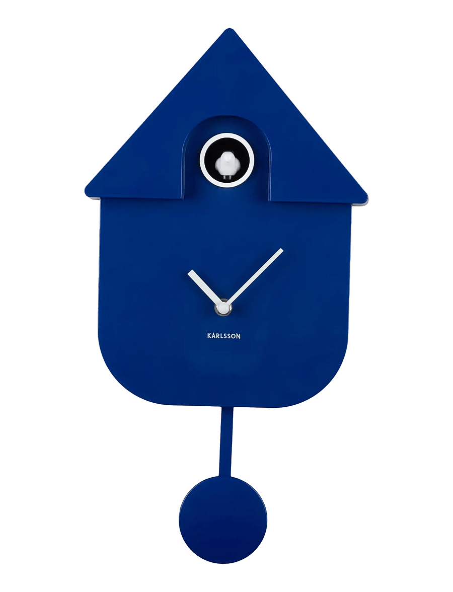 KARLSSON - Wall clock Modern Cuckoo ABS cobalt blue - osta hinna alusel - cobalt blue - 2
